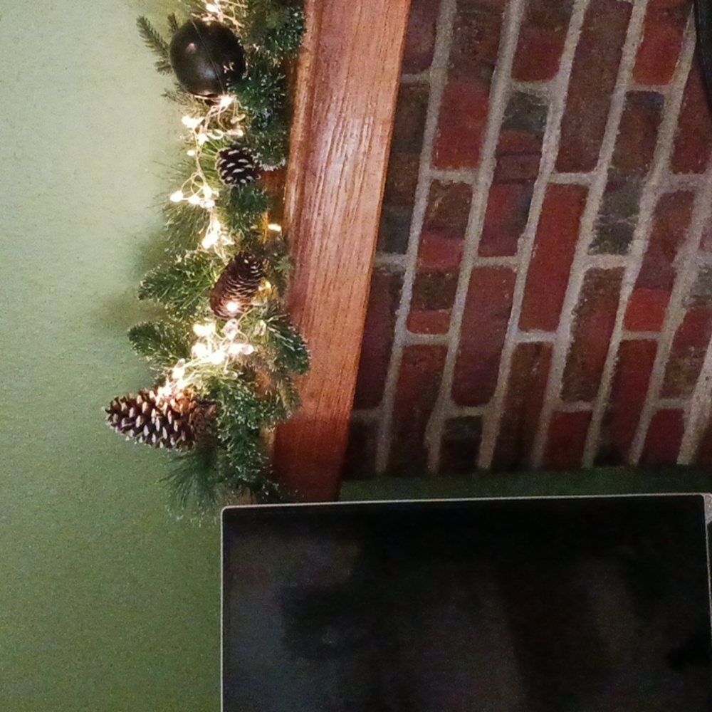 Festive Green Pine Garland with Pinecones and Bells - Picture 6 of 8